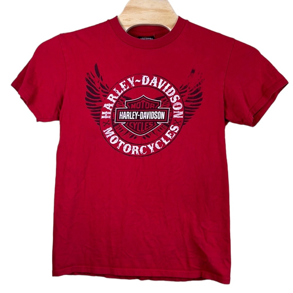 Harley Davidson men’s red‎ tee shirt Lloydminster Alberta  size medium